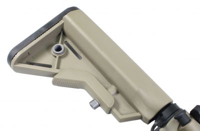 Evolution AEG Carbontech Recon S 10" Amplified (Tan) - Detail Image 5 © Copyright Zero One Airsoft