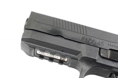 VFC/Cybergun GBB FN FNX-45 Civilian (Black) - Detail Image 3 © Copyright Zero One Airsoft