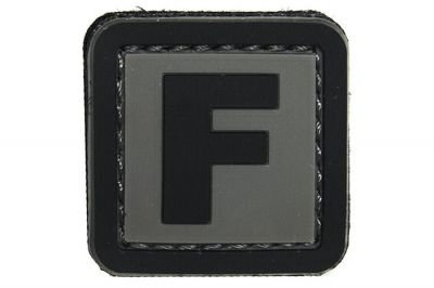 101 Inc PVC Velcro Patch "F"