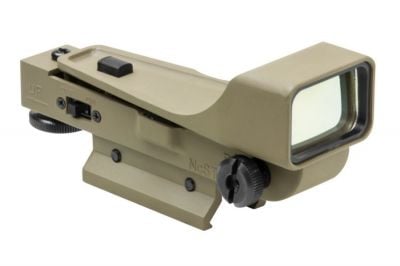 NCS IPSC Reflex Red Dot with Integral RIS Mount (Tan) - Detail Image 1 © Copyright Zero One Airsoft