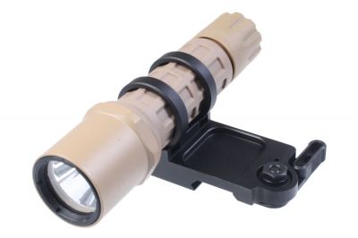 G&P QD Offset Flashlight Mount for 20mm RIS - Detail Image 3 © Copyright Zero One Airsoft