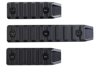 Echo1 Metal RIS Set for KeyMod (Black) - Detail Image 1 © Copyright Zero One Airsoft