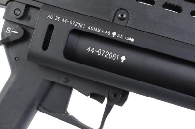 S&T Undermount Grenade Launcher for G39 (Black) - Detail Image 2 © Copyright Zero One Airsoft