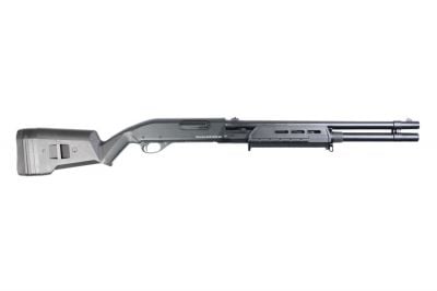 CYMA Spring CM355LM Shotgun Full Metal (Black) - Detail Image 2 © Copyright Zero One Airsoft