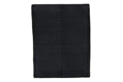 101 Inc MOLLE Elastic Double Pistol Mag Pouch (Black) - Detail Image 1 © Copyright Zero One Airsoft