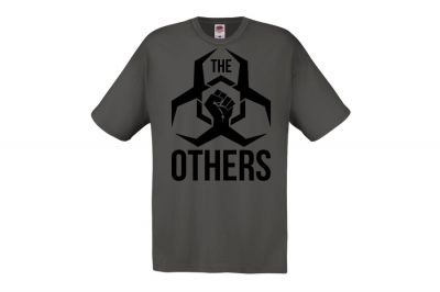 ZO Combat Junkie Special Edition NAF 2018 'The Others' T-Shirt (Grey) - Detail Image 2 © Copyright Zero One Airsoft