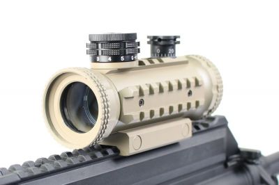 ZO 1x30 Tactical Red Dot Sight (Dark Earth) - Detail Image 3 © Copyright Zero One Airsoft