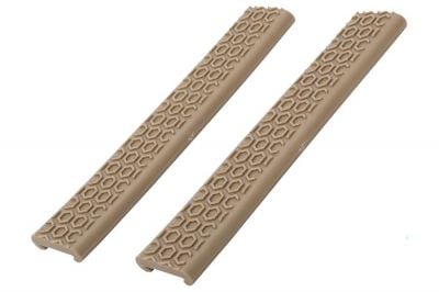 ZO Rubber Honeycomb Rail Cover Set (Tan) - Detail Image 1 © Copyright Zero One Airsoft
