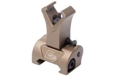 G&G 20mm RIS Flip-Up Front Sight (Tan) - Detail Image 1 © Copyright Zero One Airsoft