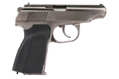 WE GBB Makarov 654K with Silencer (Silver) - Detail Image 2 © Copyright Zero One Airsoft