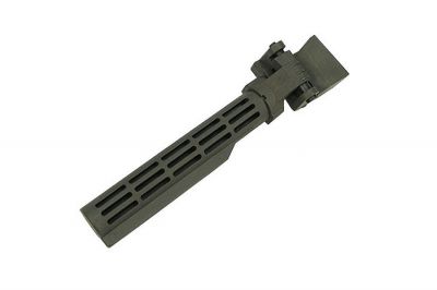 King Arms Folding Stock Tube for AK (Olive) - Detail Image 2 © Copyright Zero One Airsoft