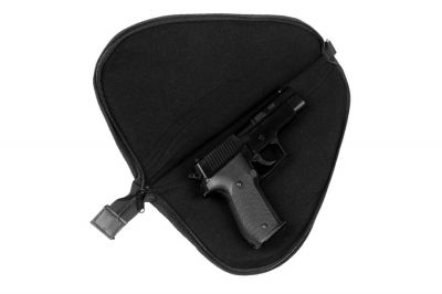 101 Inc Pistol Bag 32cm (Black) - Detail Image 2 © Copyright Zero One Airsoft