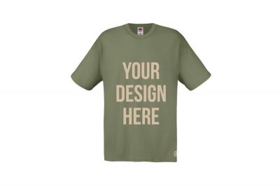 ZO Combat Junkie T-Shirt 'Your Design Here' - Detail Image 5 © Copyright Zero One Airsoft