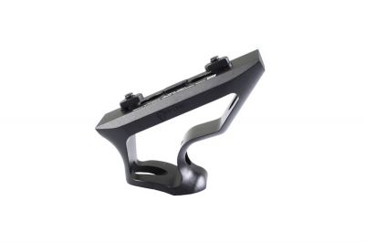 PTS 'Fortis Shift' CNC Aluminium Angled Grip for KeyMod (Black) - Detail Image 3 © Copyright Zero One Airsoft