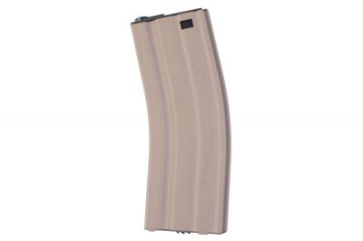 G&G AEG Mag for M4 450rds (Tan) - Detail Image 1 © Copyright Zero One Airsoft