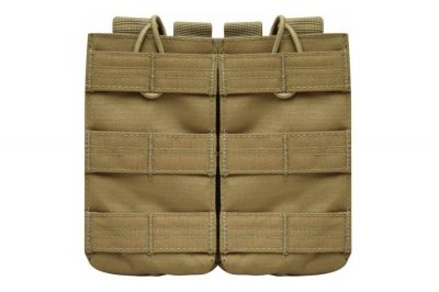Viper MOLLE Quick Release Double Mag Pouch (Coyote Tan) - Detail Image 1 © Copyright Zero One Airsoft