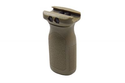101 Inc RVG Vertical Grip for RIS (Dark Earth) - Detail Image 1 © Copyright Zero One Airsoft