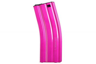 G&G AEG Mag for M4 30rds (Pink) - Detail Image 1 © Copyright Zero One Airsoft