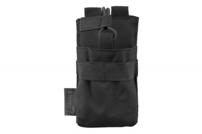 Viper MOLLE GPS/Radio/Phone Pouch (Black) - Detail Image 1 © Copyright Zero One Airsoft