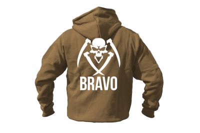 ZO Combat Junkie Special Edition NAF 2018 'Bravo' Viper Zipped Hoodie (Coyote Tan) - Detail Image 1 © Copyright Zero One Airsoft
