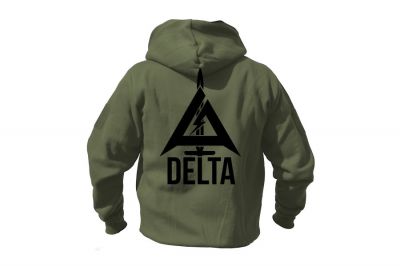 ZO Combat Junkie Special Edition NAF 2018 'Delta' Viper Zipped Hoodie (Olive) - Detail Image 2 © Copyright Zero One Airsoft