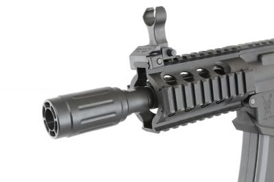 King Arms AEG PDW 9mm SBR Shorty (Black / Red) - Detail Image 3 © Copyright Zero One Airsoft