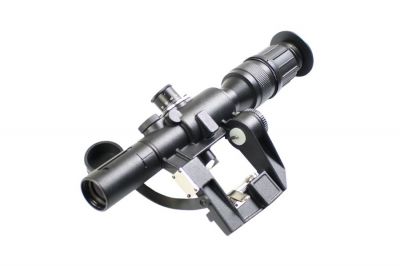 ZO 4x26 Red Illuminating Scope for SVD - Detail Image 2 © Copyright Zero One Airsoft