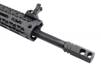 King Arms AEG Black Rain Ordnance Carbine (Carbon Fiber Pattern) - Detail Image 3 © Copyright Zero One Airsoft
