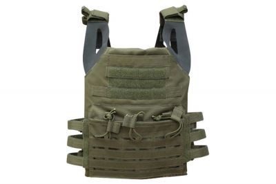 Viper Laser MOLLE Special Ops Plate Carrier (Olive) - Detail Image 3 © Copyright Zero One Airsoft