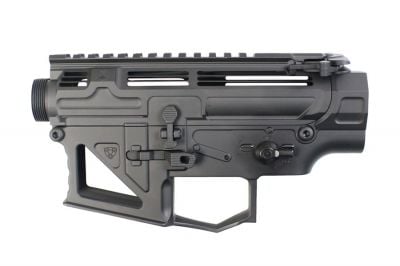 APS Milled Receiver with PEW Inscription - Detail Image 1 © Copyright Zero One Airsoft