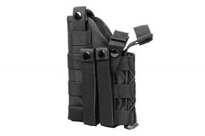 NCS VISM Ambidextrous MOLLE Holster (Black) - Detail Image 2 © Copyright Zero One Airsoft