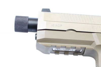VFC/Cybergun GBB FN FNX-45 Tactical (FDE) - Detail Image 2 © Copyright Zero One Airsoft