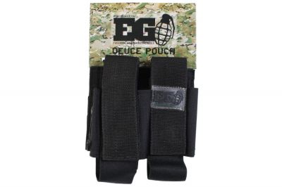 Enola Gaye MOLLE Deuce Pouch for 40mm Grenades (Black) - Detail Image 2 © Copyright Zero One Airsoft