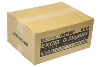 Excel BB 0.25g 2200rds Box of 12 (Bundle) - Detail Image 1 © Copyright Zero One Airsoft