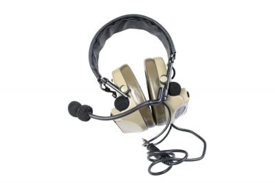 Z-Tactical Comtac II Headset (Dark Earth) - Detail Image 1 © Copyright Zero One Airsoft