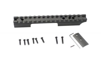 King Arms Scope Mount Base Short for VSR-10 & M700 - Detail Image 1 © Copyright Zero One Airsoft