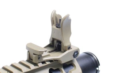 Evolution AEG Carbontech Recon S 10" Amplified (Tan) - Detail Image 8 © Copyright Zero One Airsoft