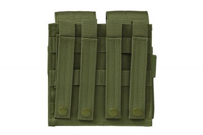 NCS VISM MOLLE Stacked Double Mag Pouch for M4 (Olive) - Detail Image 2 © Copyright Zero One Airsoft