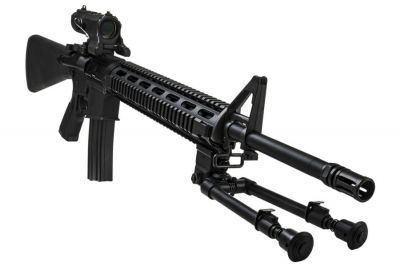 NCS Bipod with QD RIS Mount & Notched Legs - Detail Image 5 © Copyright Zero One Airsoft