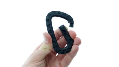 ZO Tactical Carabiner (Pack of 2) (Black) - Detail Image 2 © Copyright Zero One Airsoft