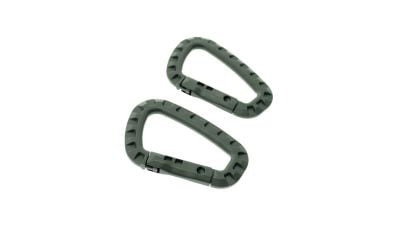 ZO Tactical Carabiner (Pack of 2) (Olive)