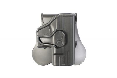 Amomax Rigid Polymer Holster for GK42 (Black) - Detail Image 1 © Copyright Zero One Airsoft