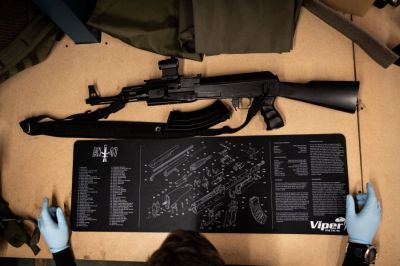 Viper Gun Mat - AK47 - Detail Image 3 © Copyright Zero One Airsoft
