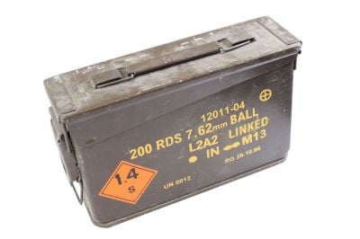 Ammo Box for 7.62mm (Genuine Used) - Detail Image 5 © Copyright Zero One Airsoft