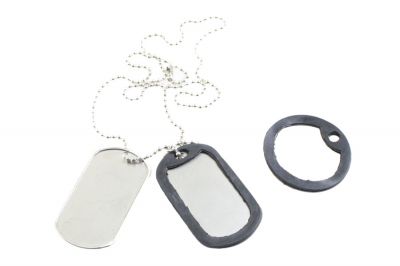 Viper Dog Tag Silencers (Black) - Detail Image 2 © Copyright Zero One Airsoft