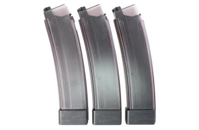ASG AEG Mag for Scorpion EVO 3 75rds (Pack of 3) (Tinted) - Detail Image 1 © Copyright Zero One Airsoft