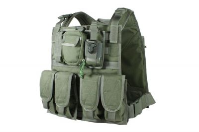 TMC MBSS Plate Carrier (Olive) - Detail Image 1 © Copyright Zero One Airsoft
