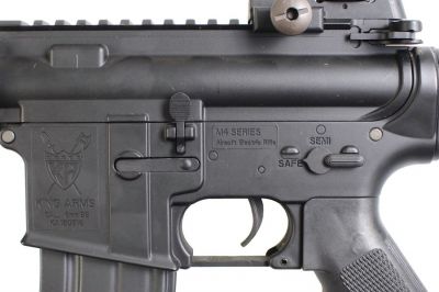 King Arms AEG M4 RIS Ultra Grade (Black) - Detail Image 9 © Copyright Zero One Airsoft