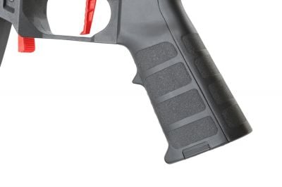 King Arms AEG PDW 9mm SBR Shorty (Black / Red) - Detail Image 7 © Copyright Zero One Airsoft