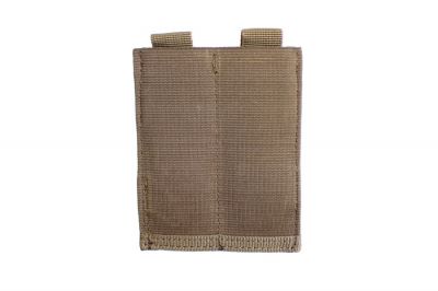 101 Inc MOLLE Elastic Double Pistol Mag Pouch (Coyote Tan)